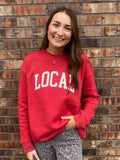 Local Crewneck- Red
