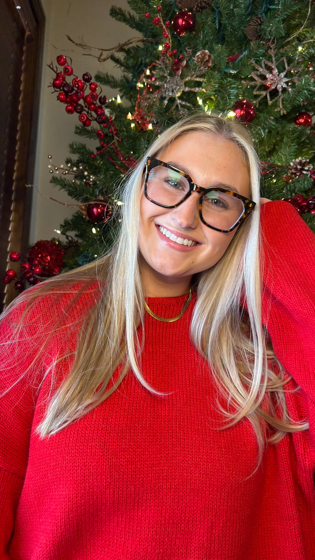 Herringbone Necklace- Gold