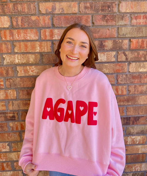 Agape Cropped Sweatshirt