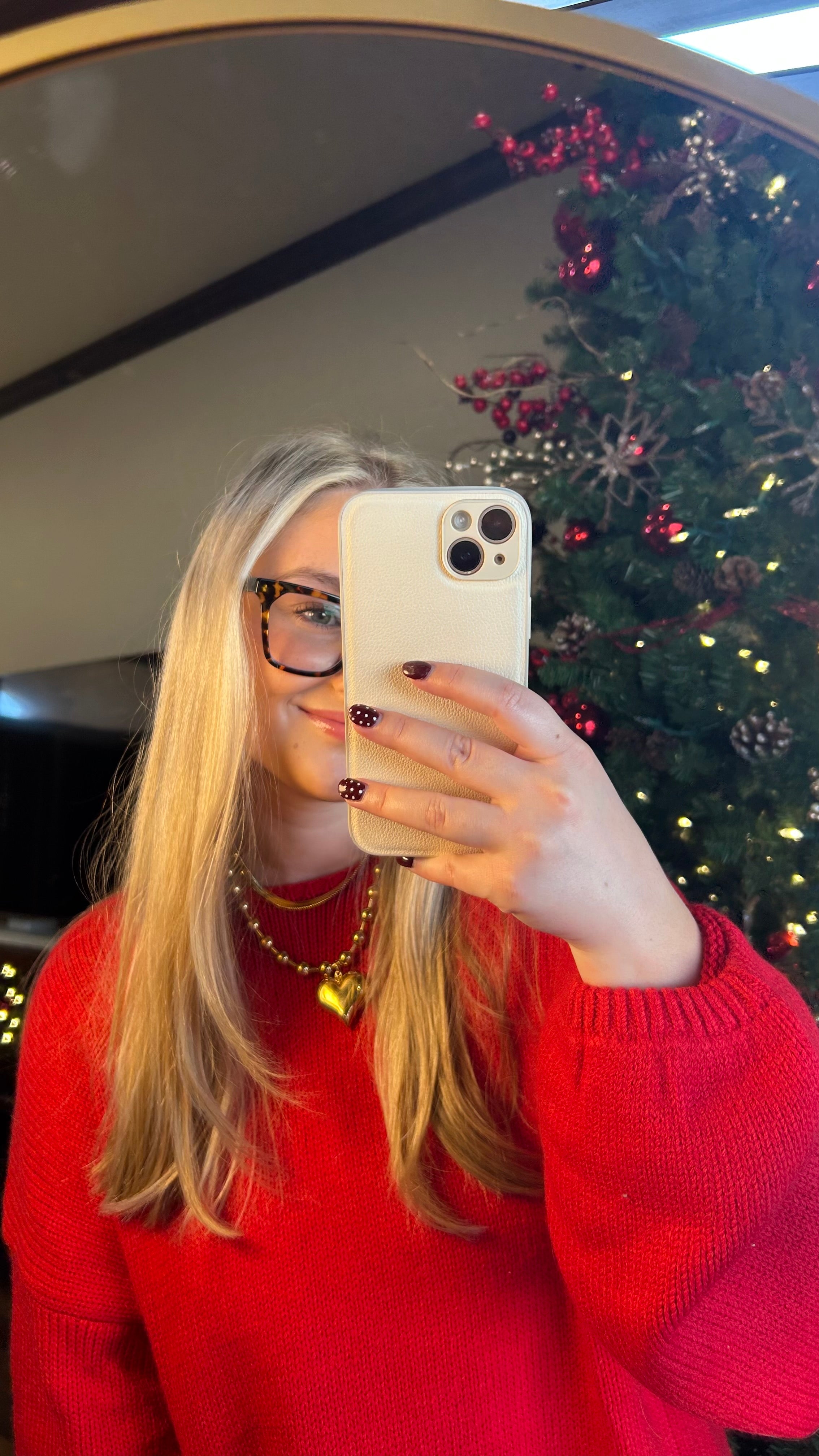 Bubble Heart Necklace- Gold