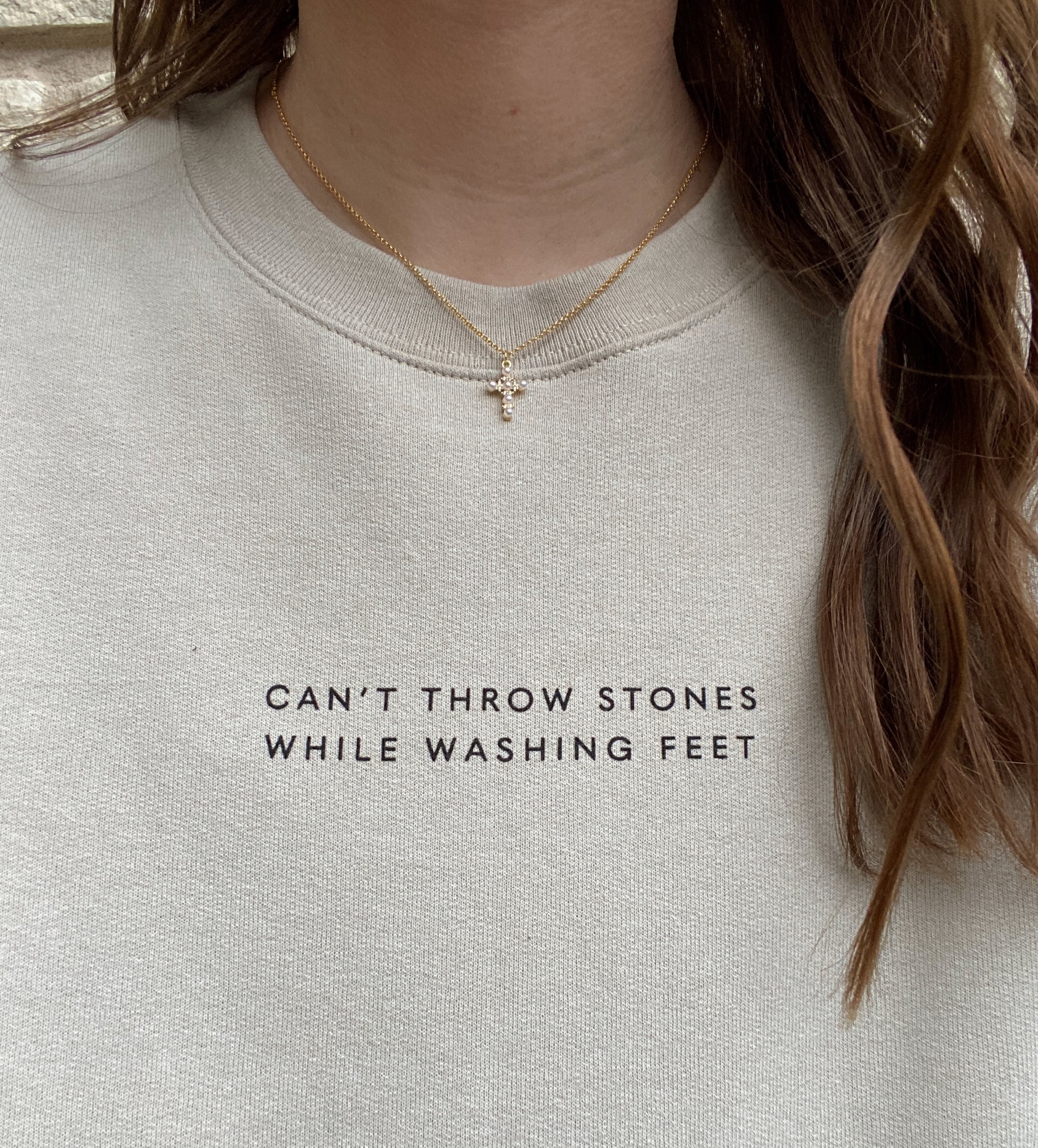 Can't Throw Stones Crewneck